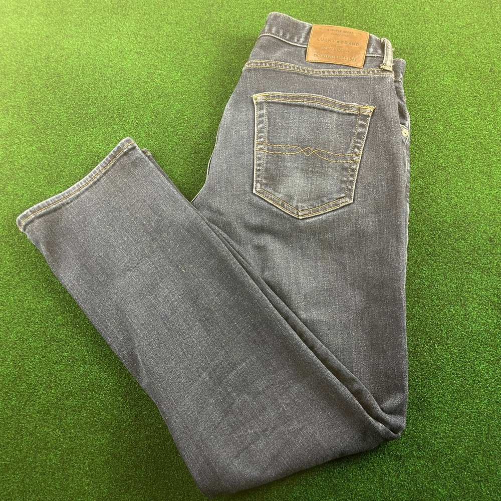 Lucky Brand‎ 410 Athletic Slim Jeans Dark Wash Mens Size 29x30